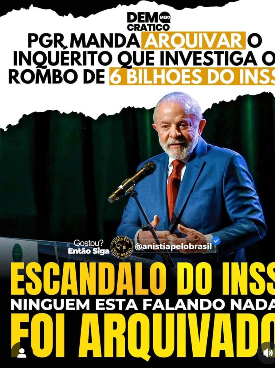 Como é possivel arquivar?
tomaram o dinheiro dos aposentados.
Só num País da extrema esquerda isso pode ocorrer, para livrar a cara da turma...