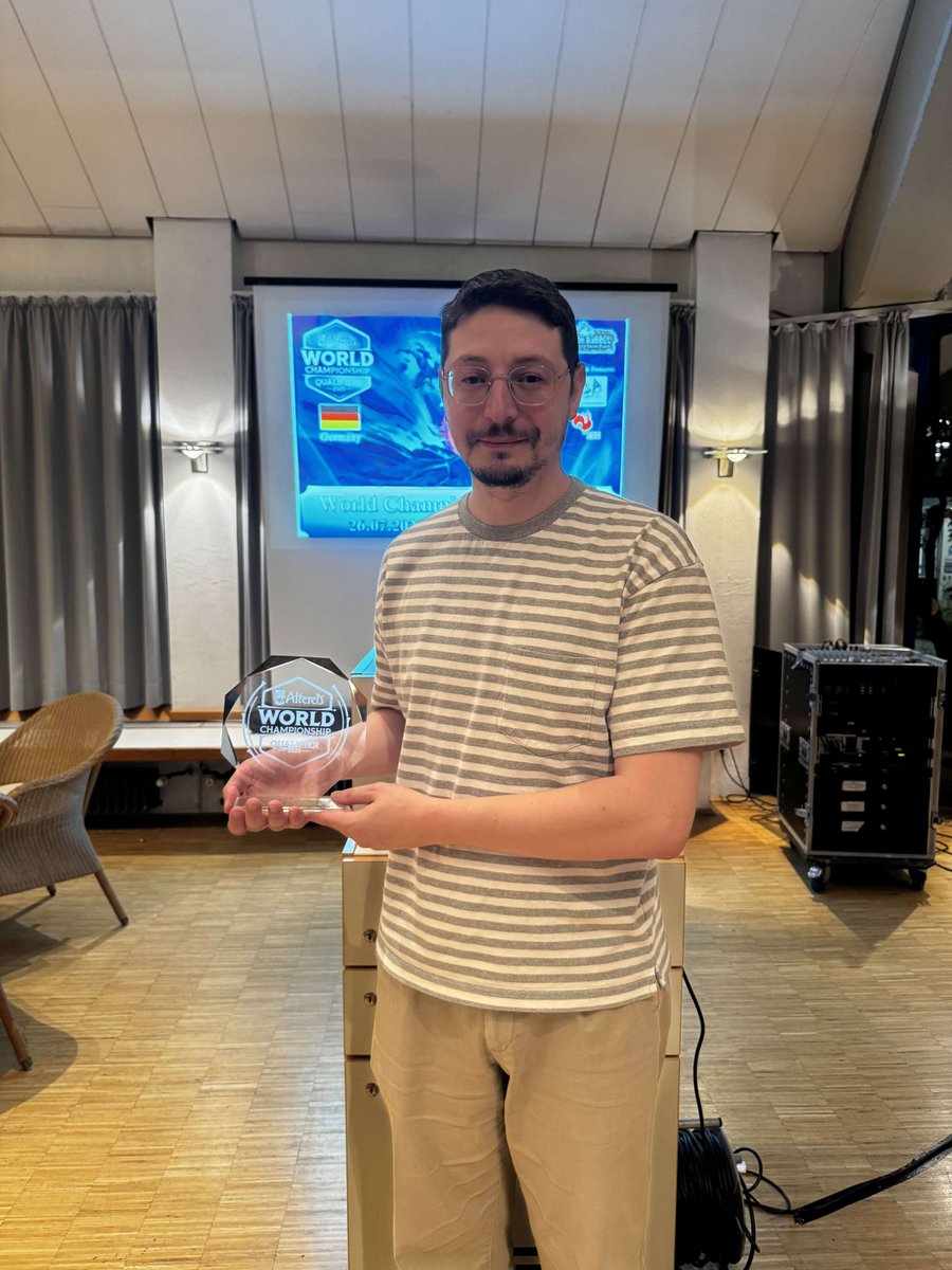Altered_TCG's tweet image. Congratulation to Nadir for winning the Altered Germany WCQ! 🏆
Thank you whiterabbit-cgs.de for the organization
Decklist: 39cards.com/tr/236