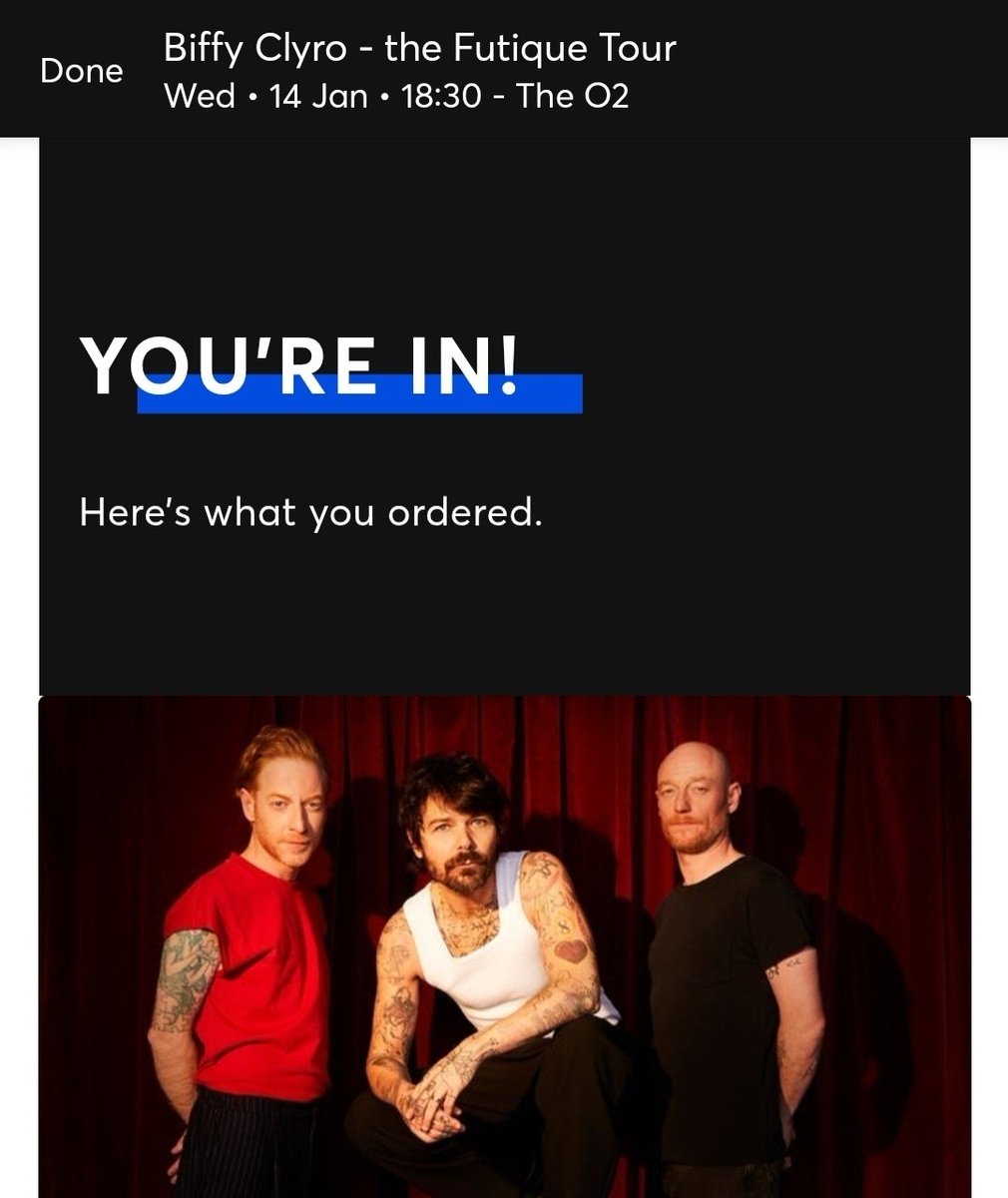 I'm in! 'Mon the Biff!! <a href="/BiffyClyro/">Biffy Clyro</a>