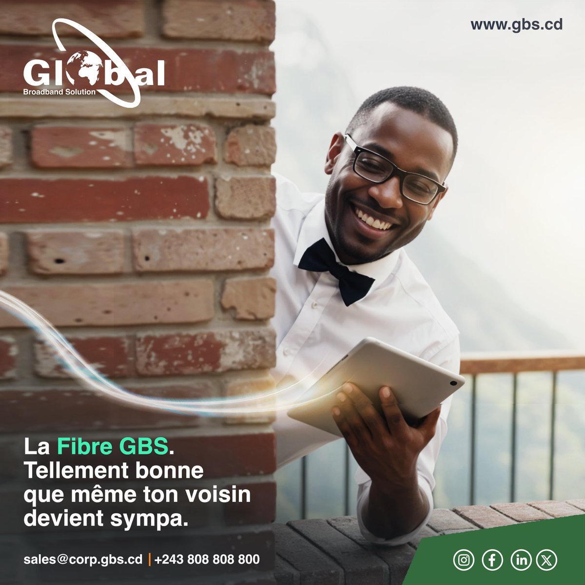 GlobalBSolution's tweet image. Quand ton voisin devient ton pote sans que tu comprennes comment…
Mais vous avez un truc en commun : la fibre Global 💚

Et maintenant il croit qu’il peut aussi piquer ton Wi-Fi ET ton barbecue 😅

Amour intérêt 🤧

#GBS #Fibre #Internetrapide #Voisin #Connexion #RDC #Kinshasa