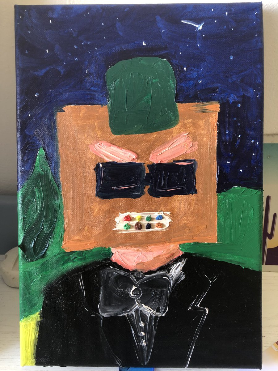 Gm 

VVD Portrait oil on canvas.