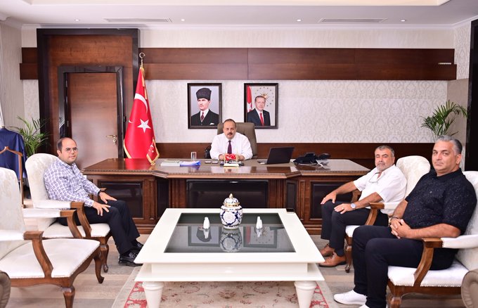 ASKON Aydın Şube Başkanı Vali Canbolat’ı Ziyaret Etti