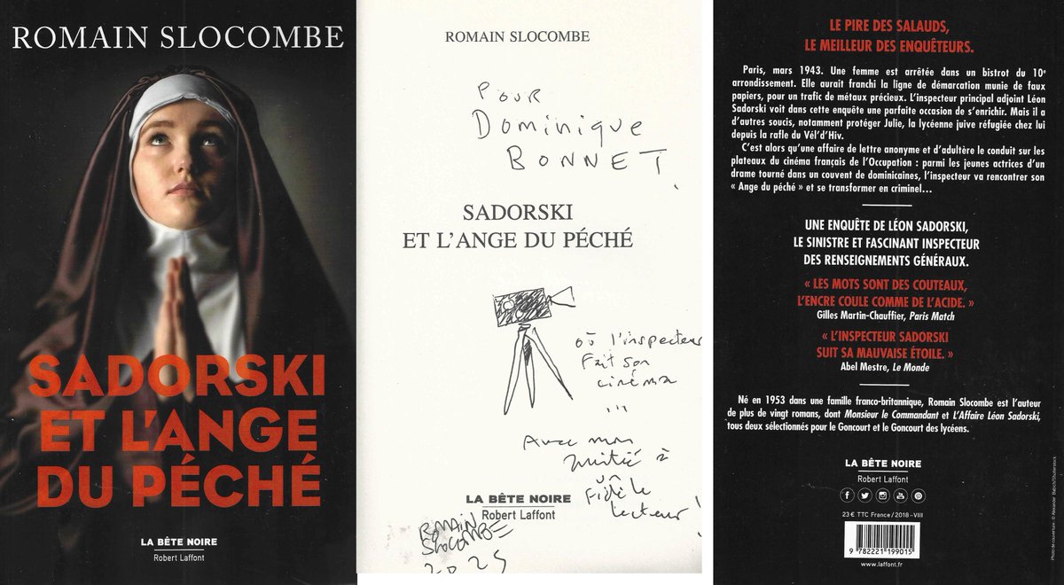 DPH67062013's tweet image. .
Année 2025 : Lecture N° 29

     SADORSKI ET L&apos;ANGE DU PÉCHÉ
        (Saga SADORSKI Tome 03)  

De : Romain SLOCOMBE (France)

       Dédicacé par l&apos;auteur le 13 Juin 2025 à Vannes au salon &quot;Livr&apos; à Vannes&quot;

#livrelu #lecture2025 #livrelu2025 #livredédicacé #dédicace