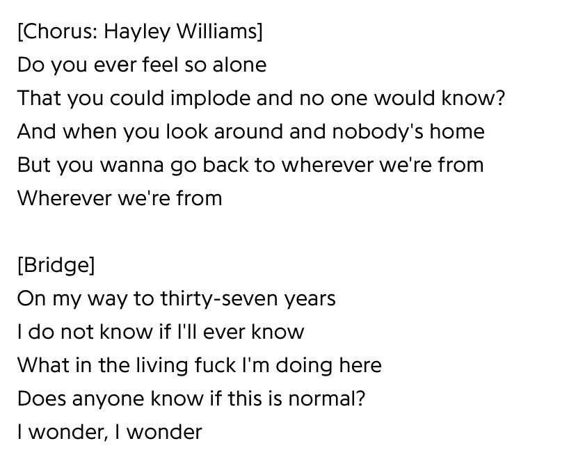 me telling the world i’m sad: i want to kms

hayley telling the world she’s sad: