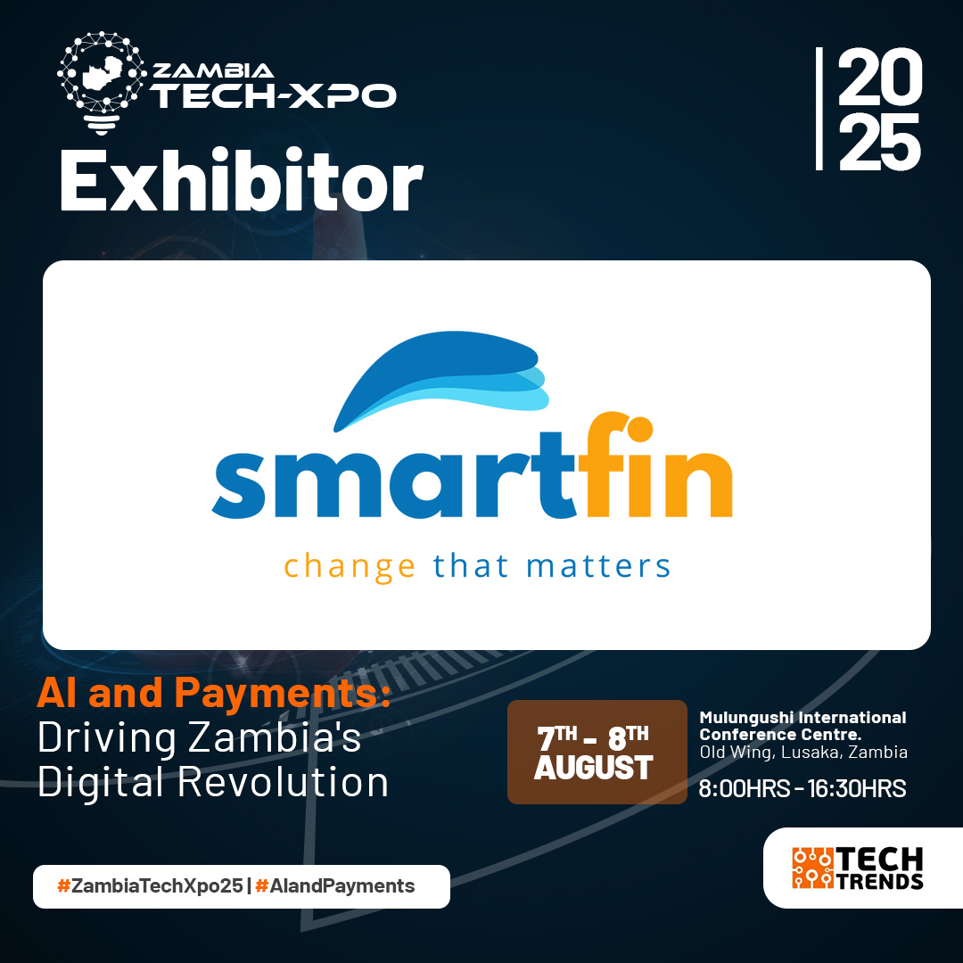 techtrends_zm's tweet image. We’re excited to welcome Smartfin Zambia as an exhibitor at Zambia Tech-Xpo 2025!
SmartFin is a forward-thinking fintech company providing financial services tailored for government employees, thriving individuals, and small market businesses. With a strong focus on financial…