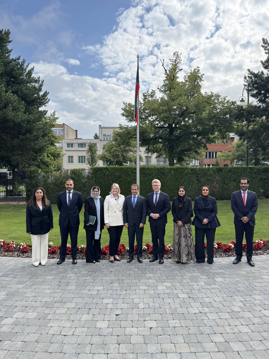 A highly engaging discussion between the Gulf Cooperation Council Ambassadors &amp; the Danish Presidency of the Council of the European Union, focusing on the future of the GCC-EU partnership &amp; preparations for the upcoming joint meetings in 🇰🇼, with participation of Amb. Anne