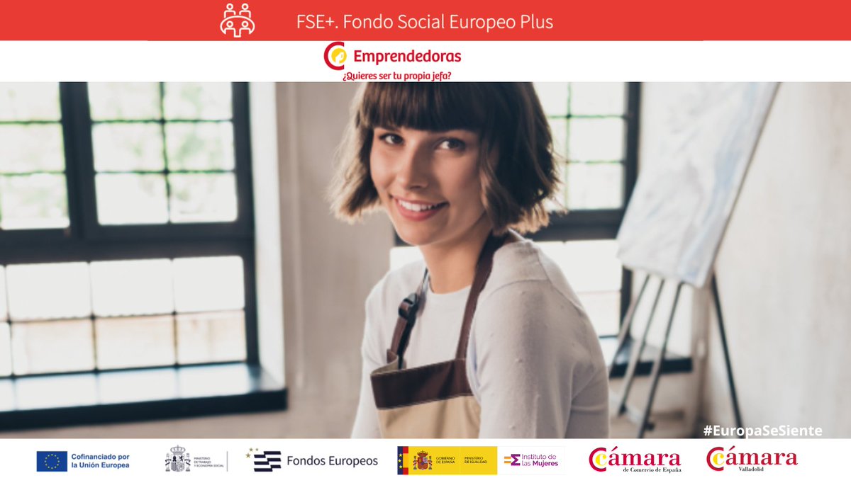 cam_valladolid's tweet image. 🚀¿Tienes una #IdeaDeNegocio o ya has dado tus primeros pasos como #emprendedora?

 Si buscas orientación para poner en marcha o #consolidar tu #proyecto ¡nosotros te ayudamos!👣

🤝Financiado por @FondosUE_Esp #EuropaSeSiente y @InstMujeres  

📩paem@camaravalladolid.com