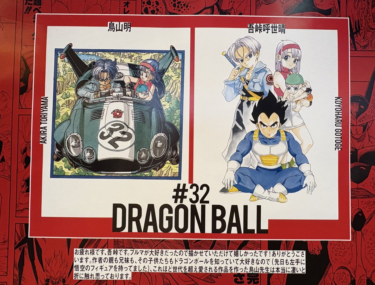 ベジータファミリー トレカ ドラゴンボールZ 鳥山明 トランクス 家族