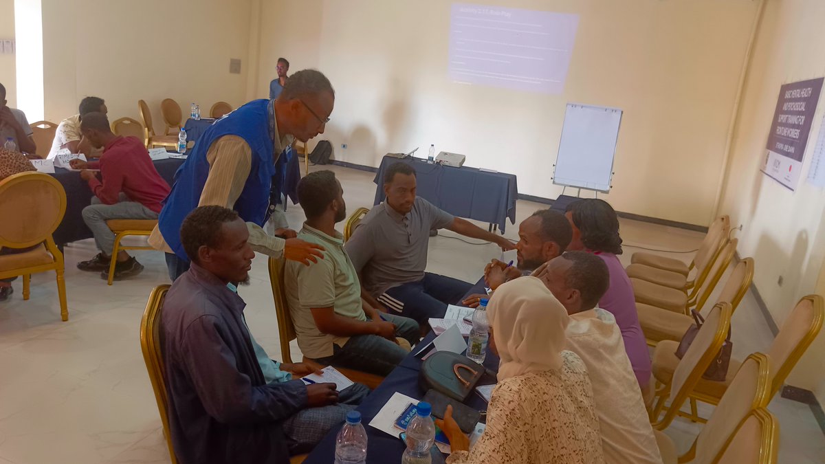 IOM Ethiopia (@iomethiopia) on Twitter photo With support from Japan 🇯🇵, IOM held a 3-day Basic #MHPSS Training in Dire Dawa for 26 participants, incl. health workers, teachers, <a href="/EDRMC_info/">EDRMC | ኢ.አ.ስ.አ.ኮ</a> & Gov't staff. Aiming to boost #psychosocial support in drought-hit areas, this effort fosters resilience & community well-being! 🌱 With support from Japan 🇯🇵, IOM held a 3-day Basic #MHPSS Training in Dire Dawa for 26 participants, incl. health workers, teachers, <a href="/EDRMC_info/">EDRMC | ኢ.አ.ስ.አ.ኮ</a> & Gov't staff. Aiming to boost #psychosocial support in drought-hit areas, this effort fosters resilience & community well-being! 🌱