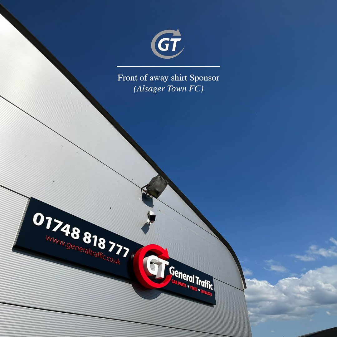 General Traffic become the away shirt sponsor for the 2025-26 season.