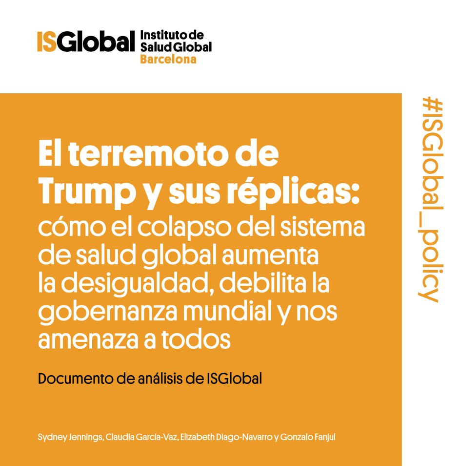 🌍La salud global ha permitido hitos como erradicar la viruela o reducir la poliomielitis en más de 120 países. Hoy, este sistema está en peligro.

🔍Un nuevo análisis de #ISGlobal examina cómo el segundo mandato de Trump y la retirada de EE. UU. del multilateralismo pueden