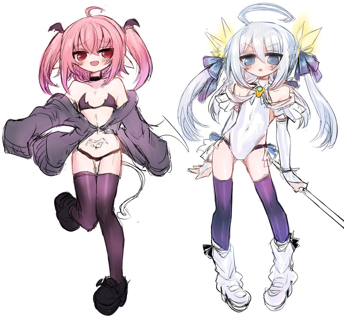 色置きました
リュミシア(→)はなんかどっちかというと触手と戦ってスーツを粘液でどろどろにしてほしい感じになって満足です 