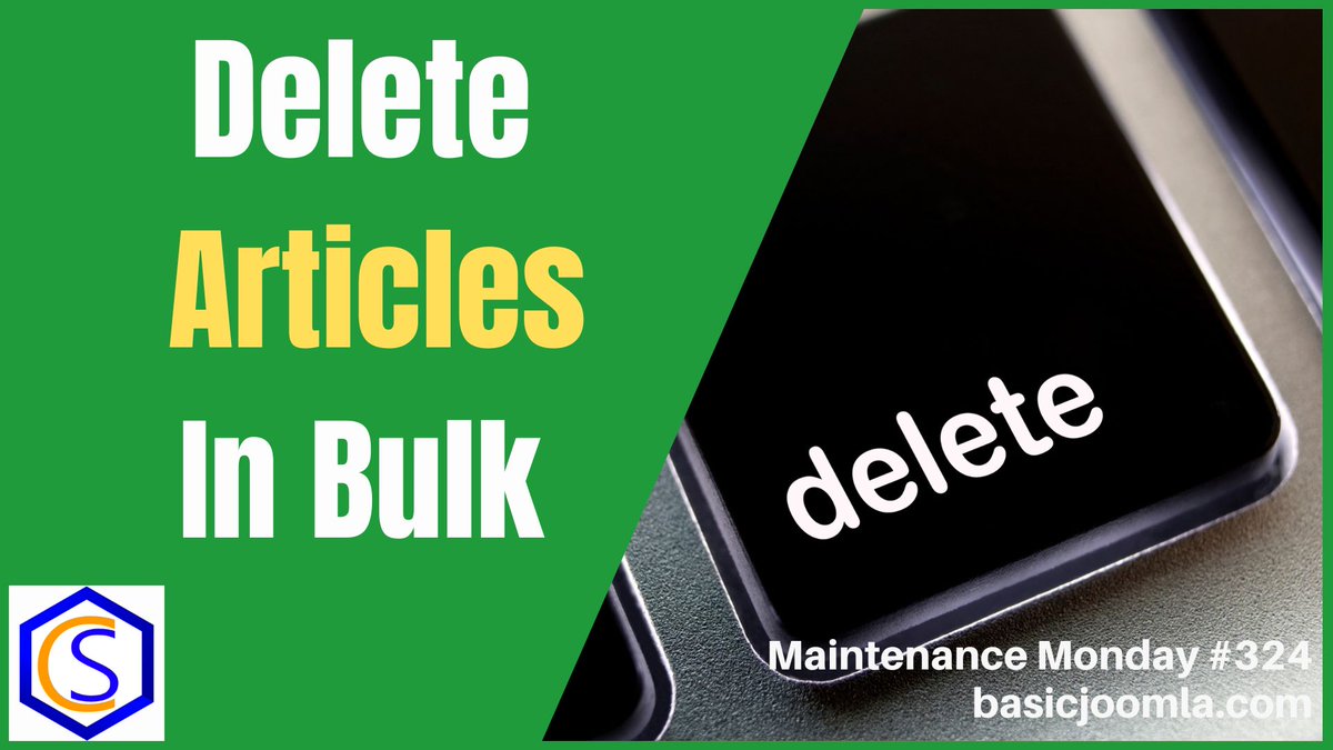 basicjoomla's tweet image. Joomla users, here&apos;s something you may be really thankful for some time in the future! This new plugin makes deleting thousands of articles straightforward and quick. #Joomla #JoomlaTips #WebDev youtu.be/y4GzOritQPo
