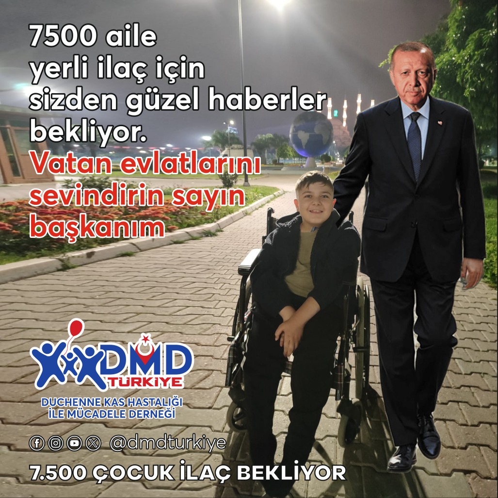 Hüseyin Arslan (@hseyinarsl2014) on Twitter photo Umut hiç bitmeyen bir savaştır ve gen tedavisi bu savaşta en güçlü silahımız."
#DMDtedavibekliyor <a href="/saglikbakanligi/">T.C. Sağlık Bakanlığı</a> <a href="/drmemisoglu/">Prof. Dr. Kemal Memişoğlu</a> <a href="/suayipbirinci/">Doç. Dr. Şuayıp Birinci</a> <a href="/DrYerebakan/">Dr. Halit Yerebakan</a>
<a href="/dbdevletbahceli/">Devlet Bahçeli</a> <a href="/RTErdogan/">Recep Tayyip Erdoğan</a> Umut hiç bitmeyen bir savaştır ve gen tedavisi bu savaşta en güçlü silahımız."
#DMDtedavibekliyor <a href="/saglikbakanligi/">T.C. Sağlık Bakanlığı</a> <a href="/drmemisoglu/">Prof. Dr. Kemal Memişoğlu</a> <a href="/suayipbirinci/">Doç. Dr. Şuayıp Birinci</a> <a href="/DrYerebakan/">Dr. Halit Yerebakan</a>
<a href="/dbdevletbahceli/">Devlet Bahçeli</a> <a href="/RTErdogan/">Recep Tayyip Erdoğan</a>