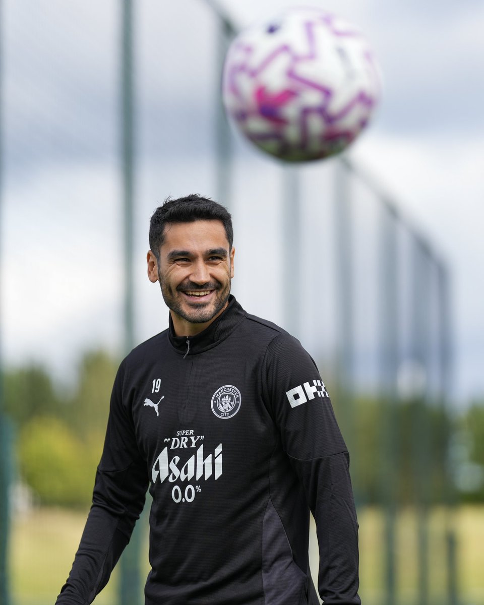 fanatikcomtr's tweet image. 🔵 İlkay Gündoğan, Manchester City idmanında