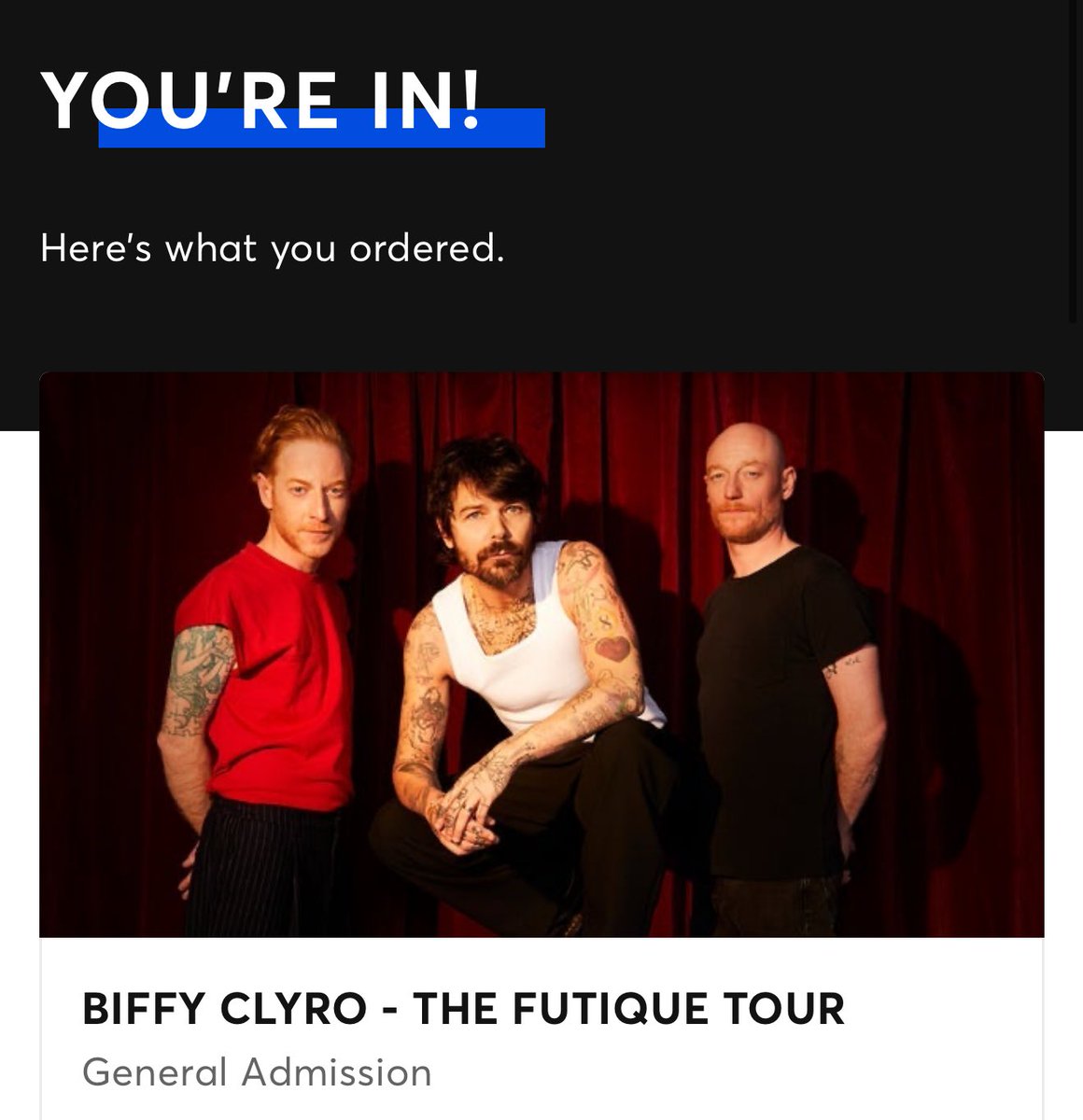 5th time going to see biff, you’d think I’d get bored of seeing them