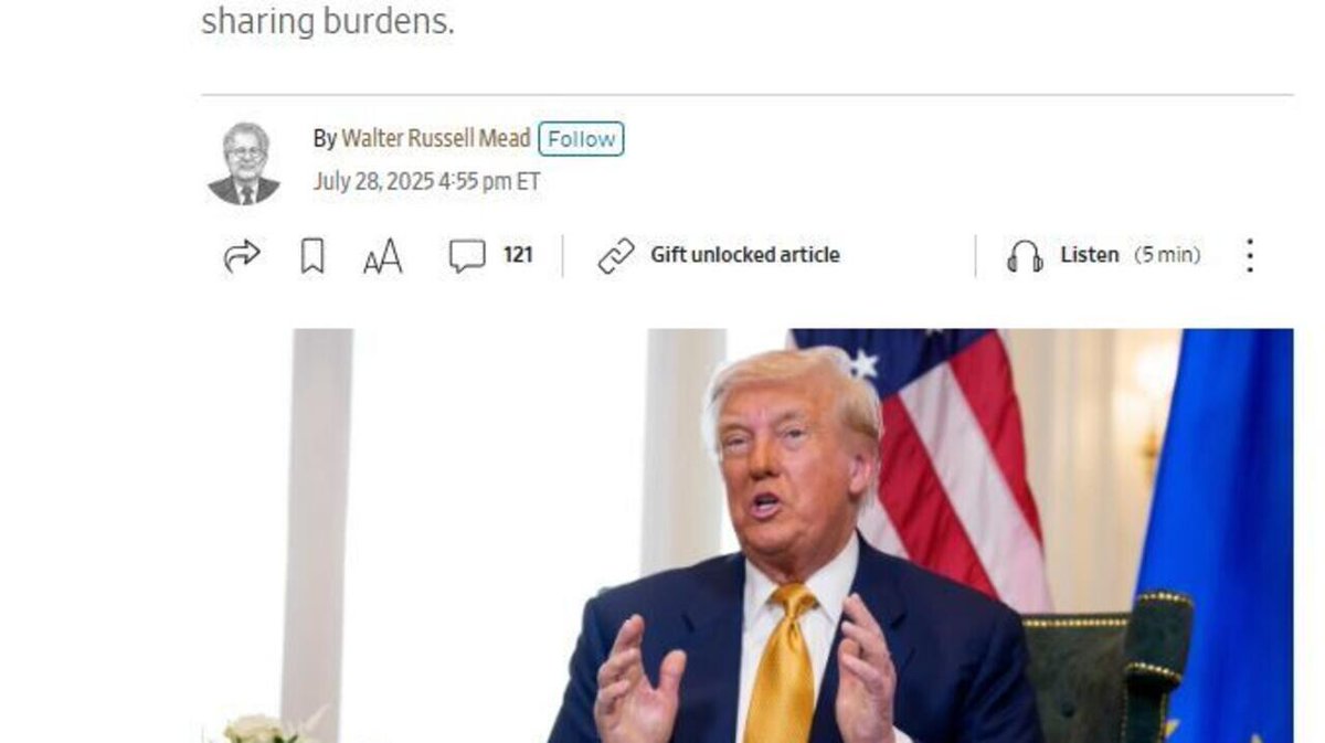 France24_fr's tweet image. Dans la presse - Guerre commerciale: "Le triomphe de Trump sur l'UE"
➡️ go.france24.com/lMP