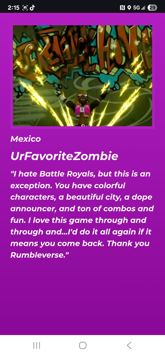 Here's some awesome pictures and quotes from the Hall of Champions from our old SaveRumbleverse website! <a href="/TitoTheFnZombie/">Your Favorite Zombie</a> 

Would you like to join our community to help us bring Rumbleverse back by popular demand before the end of 2025? Link to the community below! vvv