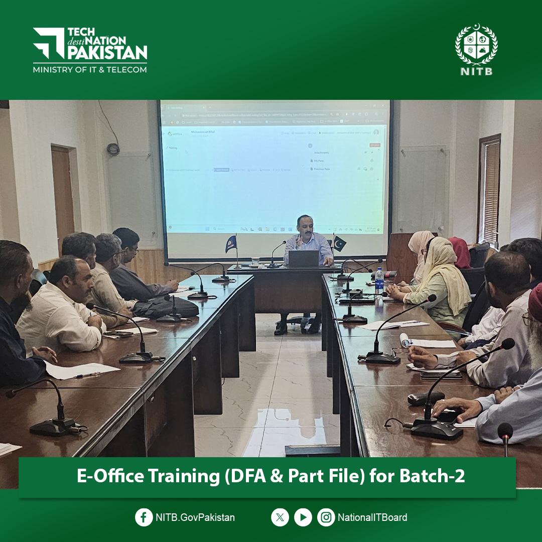 NationalITBoard's tweet image. Batch-2 e-Office training (DFA &amp;amp; Part File) successfully completed at DG Audit Petroleum &amp;amp; Natural Resources, Lahore! Boosting digital efficiency. 

#eOffice #DigitalGov #Lahore #Audit #Training @MOITT @NationalITBoard