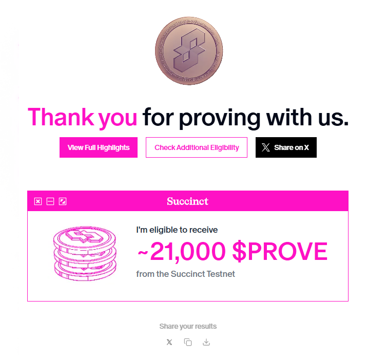 bjdrst's tweet image. I woke up in the morning, rubbed my eyes, and found Discord in chaos.
So I checked right away and saw that I received this amount.
Thank you
@SuccinctLabs