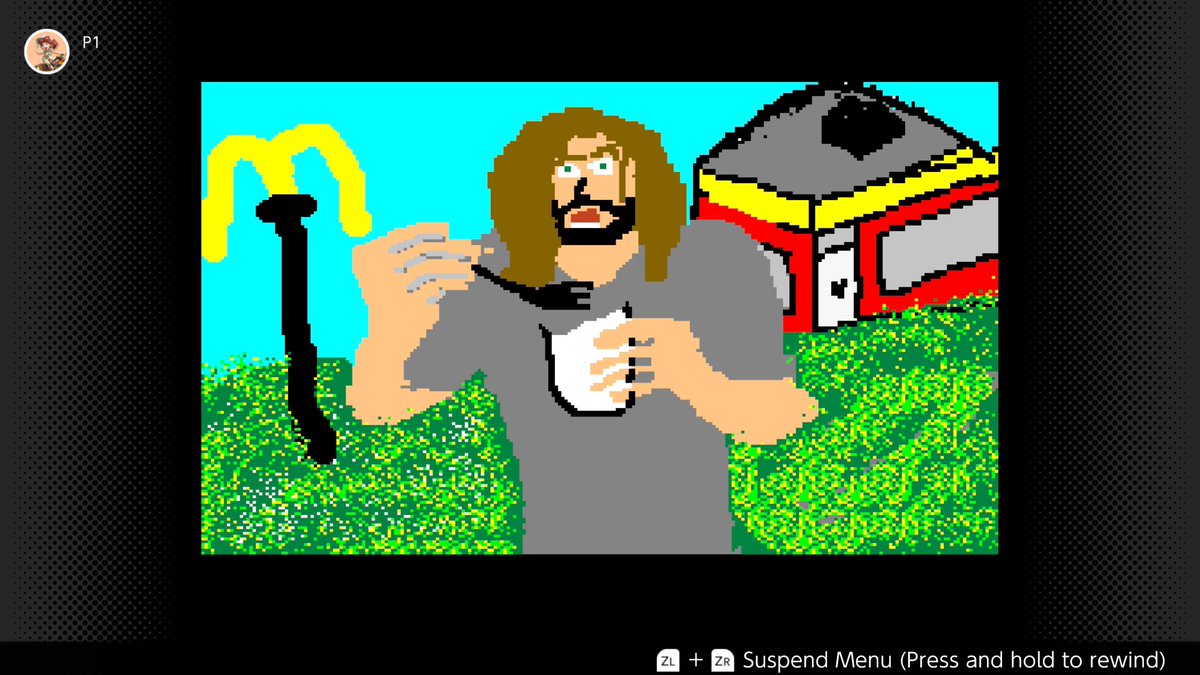 i drew a self portrait in Mario paint. lowkey cooking