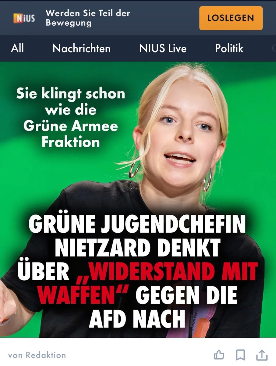 Wird die Grüne Jugend eigentlich vom Verfassungsschutz beobachtet?🧐 Wenn diese Aussage nicht "agressiv-kämpferisch" ist und darauf zielt, die freiheitlich-demokratische Grundordnung zu bekämpfen, dann weiß ich es auch nichtmehr.