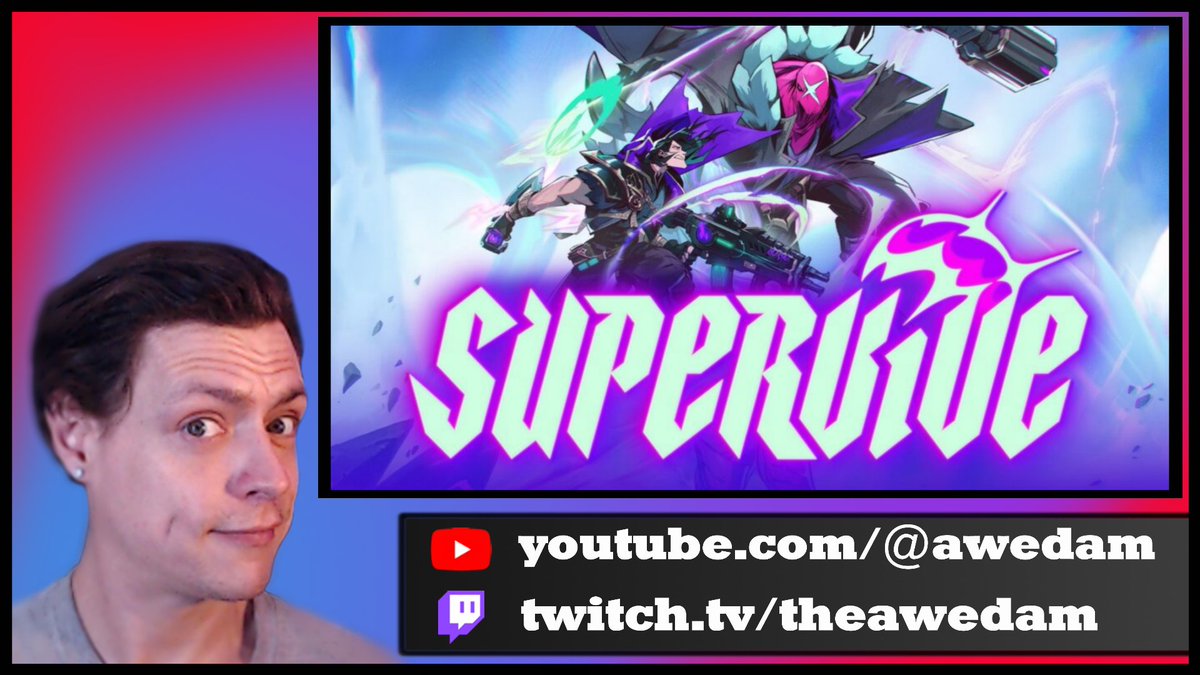 AweDam - UEFN/Fortnite Creative (@theawedam) on Twitter photo Live playing <a href="/playSUPERVIVE/">SUPERVIVE</a>!
youtube.com/@awedam
twitch.tv/theawedam Live playing <a href="/playSUPERVIVE/">SUPERVIVE</a>!
youtube.com/@awedam
twitch.tv/theawedam