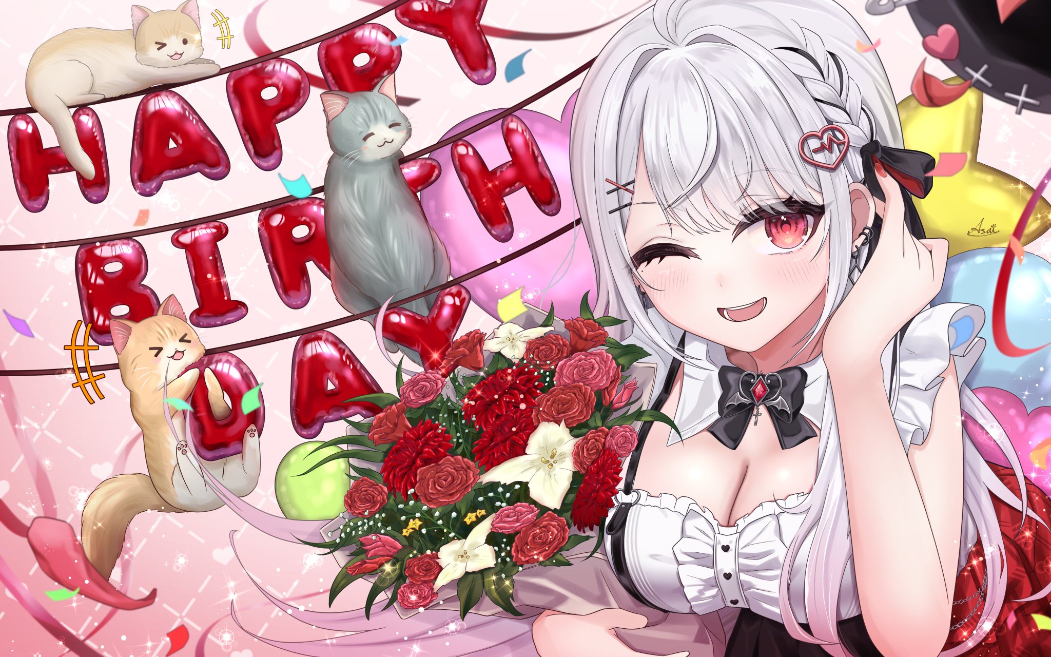雪月花(みく)様♡ありがとうございます♡ おしらせ🎉】 雪花ラミィさんの3周年記念LIVE『Lamy＊Love♡Fest