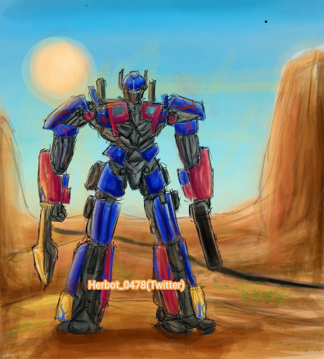 Hert478's tweet photo. Que pasaría sí ouptimos prime y camprime se enfrentaran, perdón con el pintado, no le pude seguir el mismo ritmo 😅, es una idea de un seguidor, y me podrían decir un escenario de combate, para dibujarlo a estos dos, porque no se me ocurrió uno,#SKIBIDITOILET #skibiditoiletfanart https://t.co/l7XCHXKjx8