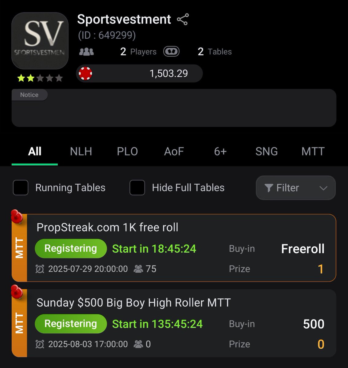 Blackbeard 🏴☠️ (@blackbeardbets_) on Twitter photo The 2nd <a href="/sportsvestment/">Sportsvestment</a> FREE ROLL is now LIVE in Club GG ‼️
Shoutout <a href="/PropStreak/">PropStreak</a> for sponsoring ✅
All information on how to enter can be found in the quoted post BELOW The 2nd <a href="/sportsvestment/">Sportsvestment</a> FREE ROLL is now LIVE in Club GG ‼️
Shoutout <a href="/PropStreak/">PropStreak</a> for sponsoring ✅
All information on how to enter can be found in the quoted post BELOW
