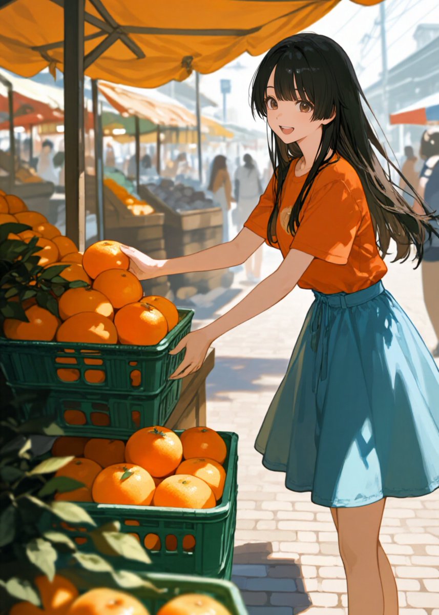 #AIカラーフルーツパーティ 
7/29(火)『オレンジ色・虹色🧡＆柑橘系🍊』
 ギースさん幹事回、参加いたします
（ギースさん、はじめまして）
「今日も暑いですね。日差しに気をつけて✨」
楽しい企画、ありがとうございました🍊