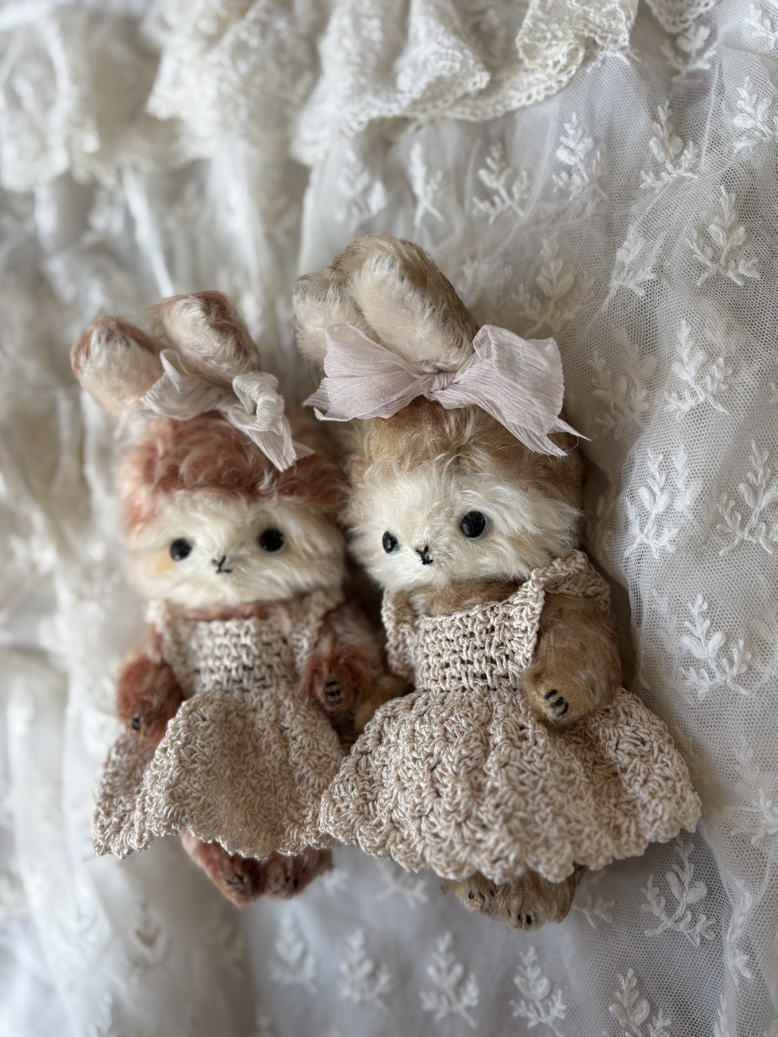 しょりんうさぎちゃんとくまさんのデート、コスモス、秋アレンジ❣️ピンク❁⃘* しょりん様専用うさぎちゃんとくまさんのデート、コスモス、秋