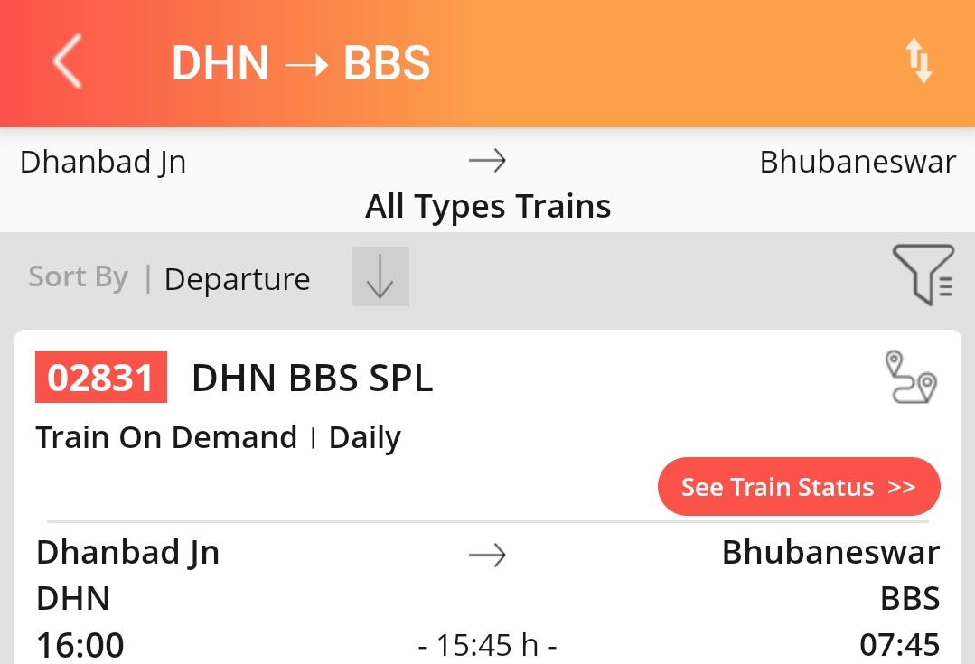 Humble request to <a href="/EastCoastRail/">East Coast Railway</a> &amp; <a href="/DRMKhurdaRoad/">DRM KhurdaRoad</a> to propose the regularization of 02831/02832 #Bhubaneswar–#Dhanbad Special to <a href="/RailMinIndia/">Ministry of Railways</a>

This is the sole direct train serving a large population of #Jharkhand &amp; #Odisha especially students.
<a href="/OdishaRail/">OdishaRailUsers - Multimodal Connectivity Forum</a>
#RegularizeBbsDhn