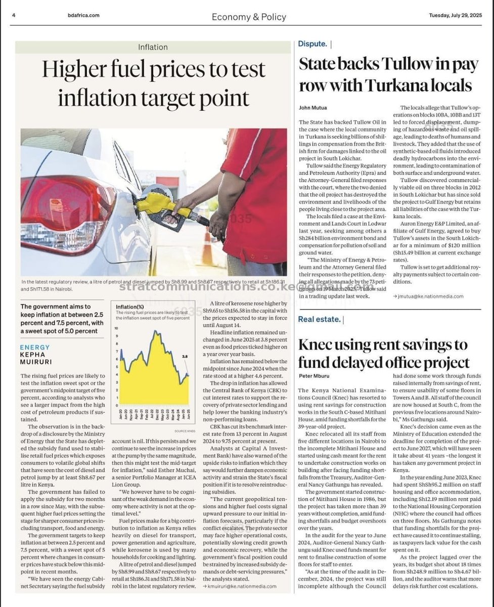 KAELI254_'s tweet image. The State backs Tullow Oil in the Sh284B compensation suit filed by Turkana locals, dismissing claims of environmental damage and forced displacement. The Energy Ministry and Attorney-General insist due process was followed in South Lokichar operations.