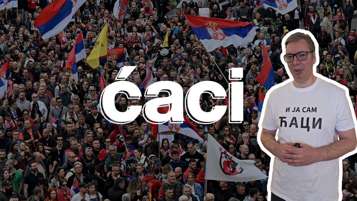 France24_fr's tweet image. Manifestations en Serbie : "ćaci" ou la bataille politique autour d'une faute d'orthographe
➡️ go.france24.com/iRw