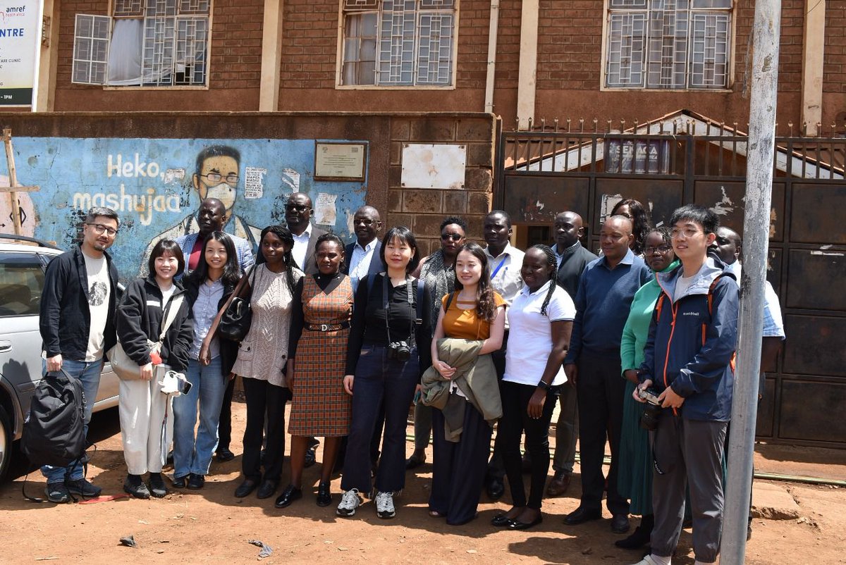 NEPHAKKENYA's tweet image. The GATES and Tsinghua University media team visit to document Global Fund Impact Stories at Kibera Amref Health Centre. These stories will help support GC8 replenishment efforts.