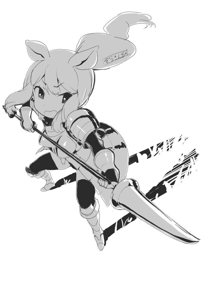 #けものフレンズ
シロサイらくがき❣️