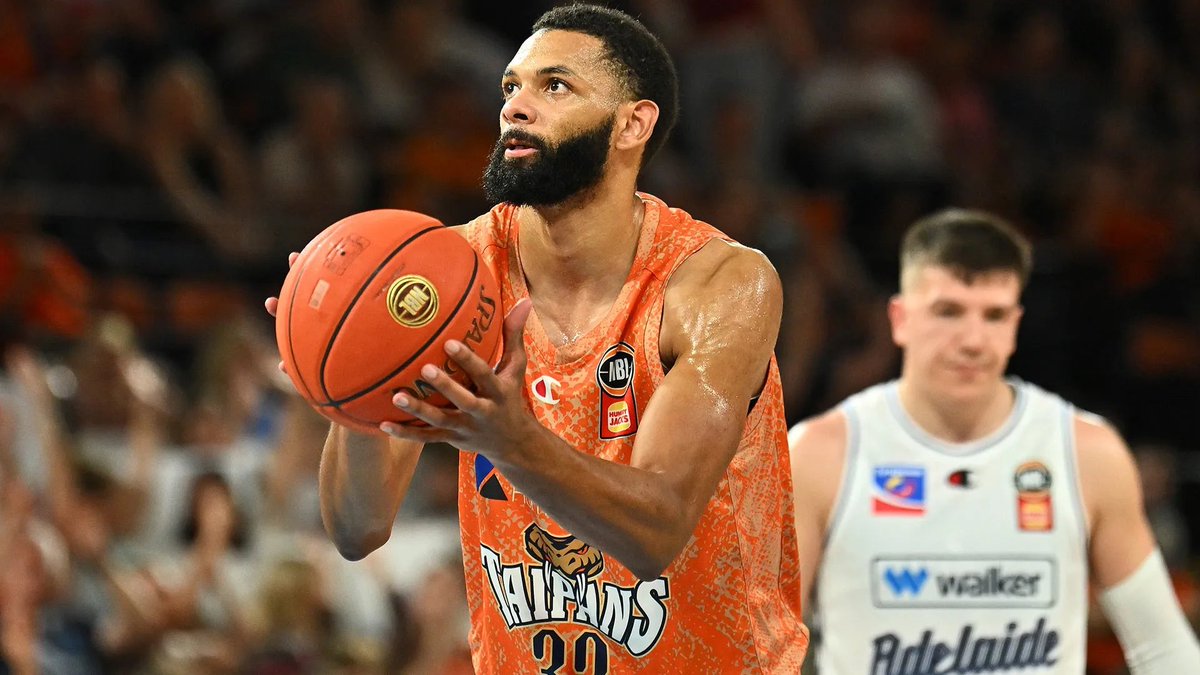 NBLPleb's tweet image. A year ago today, the Cairns Taipans signed Pedro Bradhsaw.
A player who I think was a slow-burn, but ultimately showed flashes towards the end of NBL25.
Is he someone you'd like to see back one day? Is currently a free agent.
#NBL #NBL26