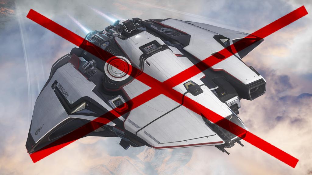 For this year with #StarCitizen ship showdown, I just wanna say....
No
FUCKING
Mercury Star Chonker.

Im voting anything that is against this travesty of a ship.
She is just overall a bad made ship, and she should not have a spot amongst top 4.

Im voting no on the MSR.