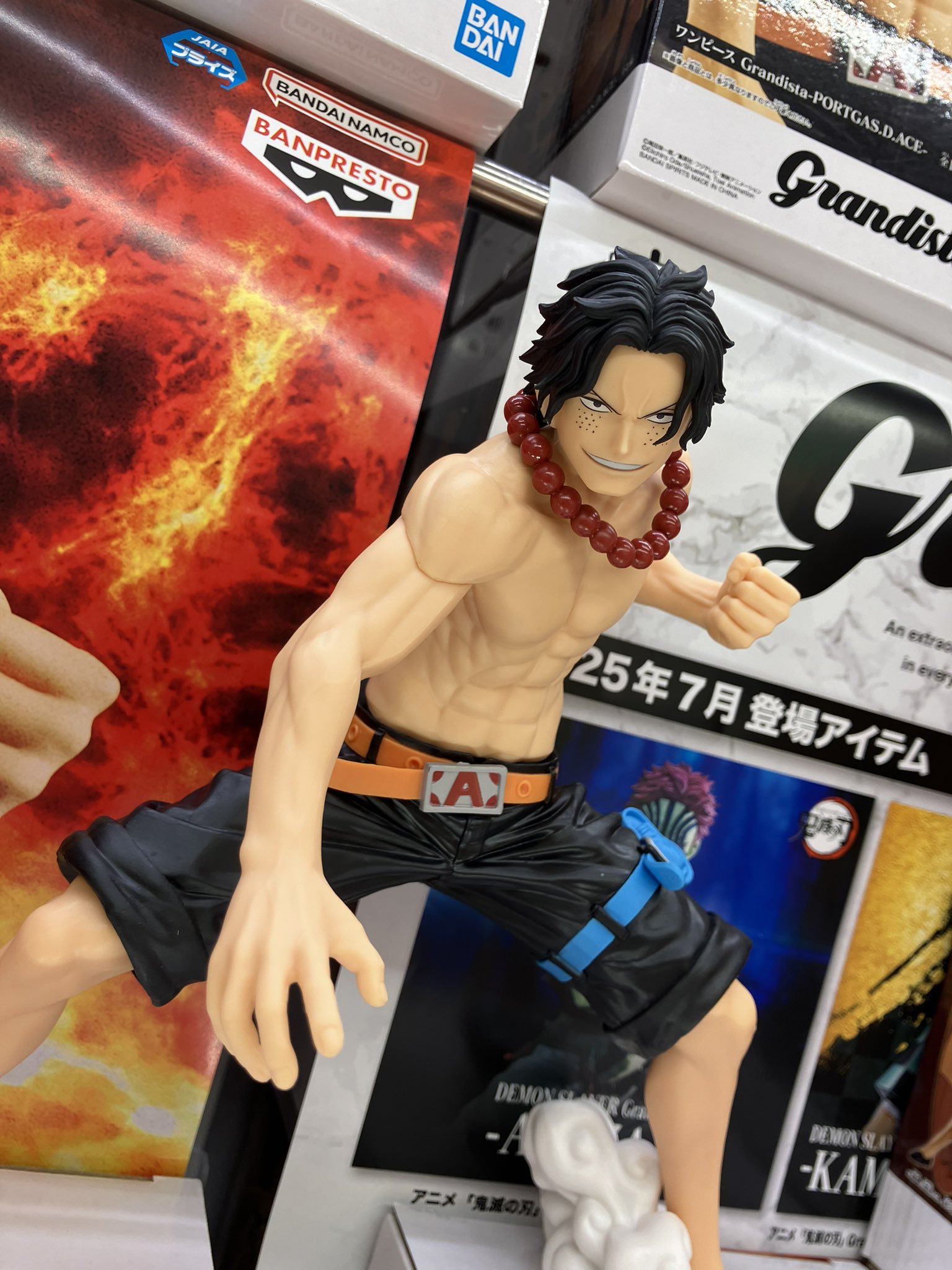 723,【Grandista】ワンピース　鬼滅の刃　ドラゴンボール 展示 鬼滅の刃 いよいよ 猗窩座 (あかざ)登場!! ドラゴンボール