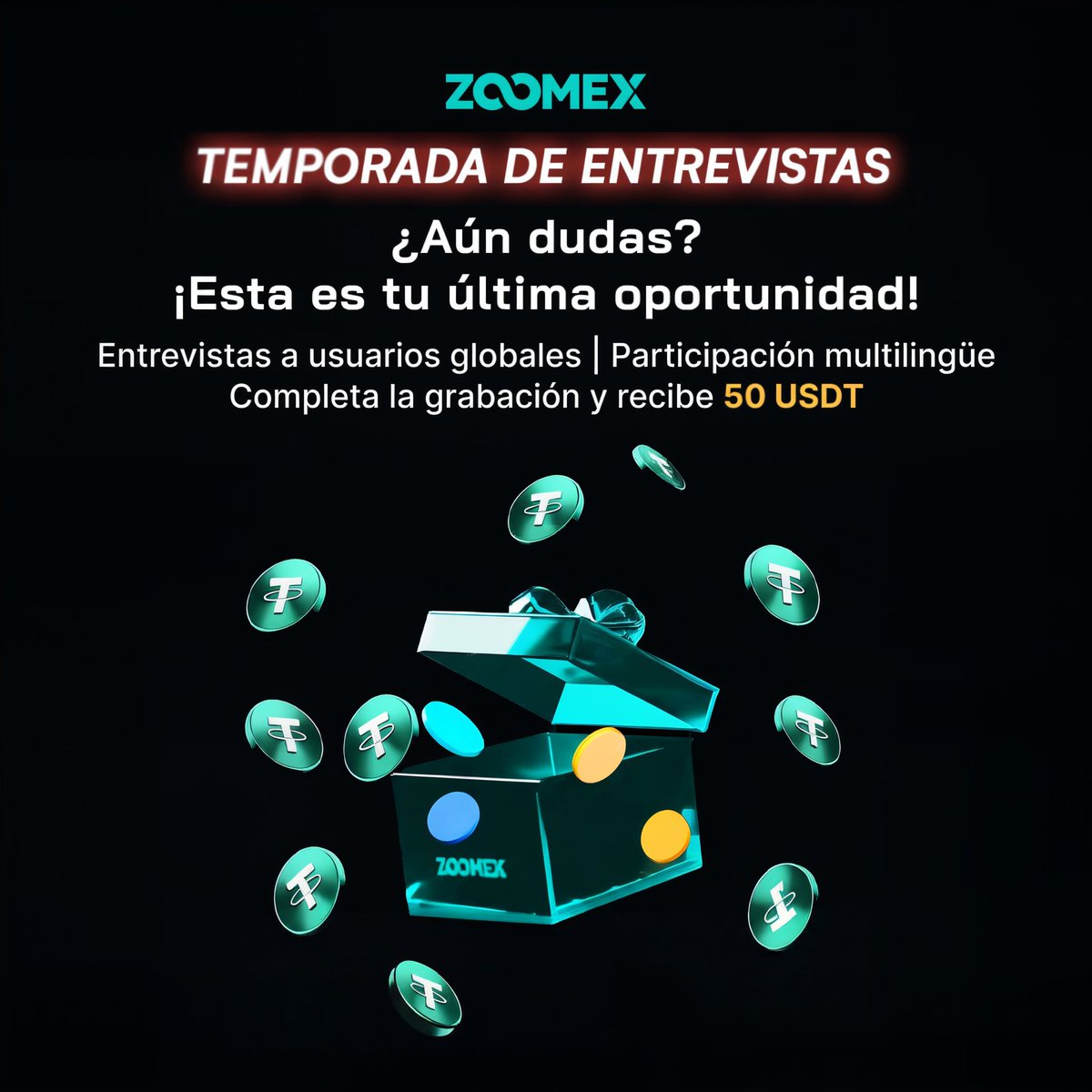 ⏳ ¡Las inscripciones de la temporada de entrevistas están por cerrar! Aprovecha tu última chance 🔥

🌍 Entrevistas con usuarios globales
🗣️ Participación en múltiples idiomas
🎁 Completa la grabación y gana un super premio de 50 $USDT 💸

🔗 Postúlate: docs.google.com/forms/d/e/1FAI…