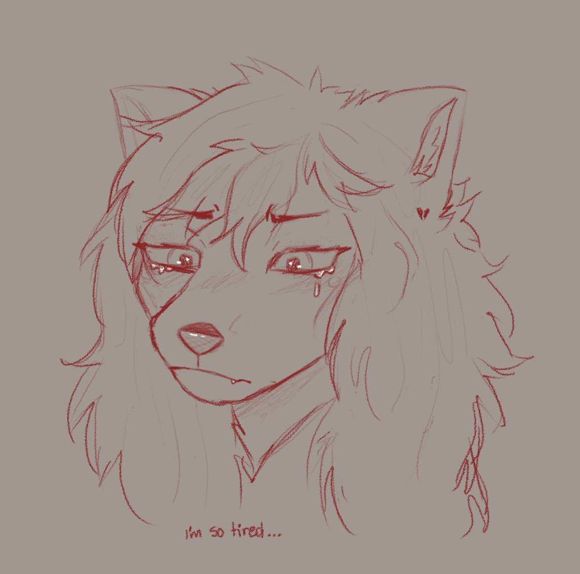 ♥️🔥🥀[personal art] — vent
•

it will get better. eventually 

•
🏷 #furry #furryart #vent #ventart