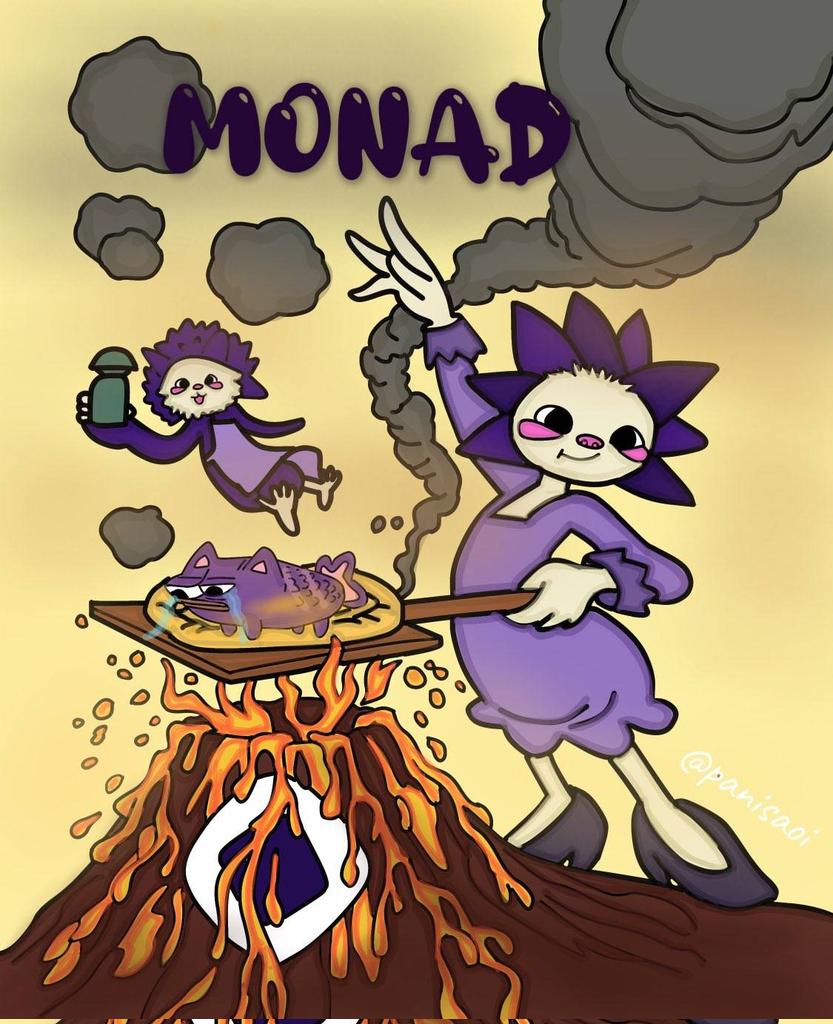 Gm  Monad community.
Something is cooking in the Monad lab.
So I'm going to do my best.
Because I believe in and trust this amazing project.
Gmonad 💜 
<a href="/monad/">Monad ⨀</a>