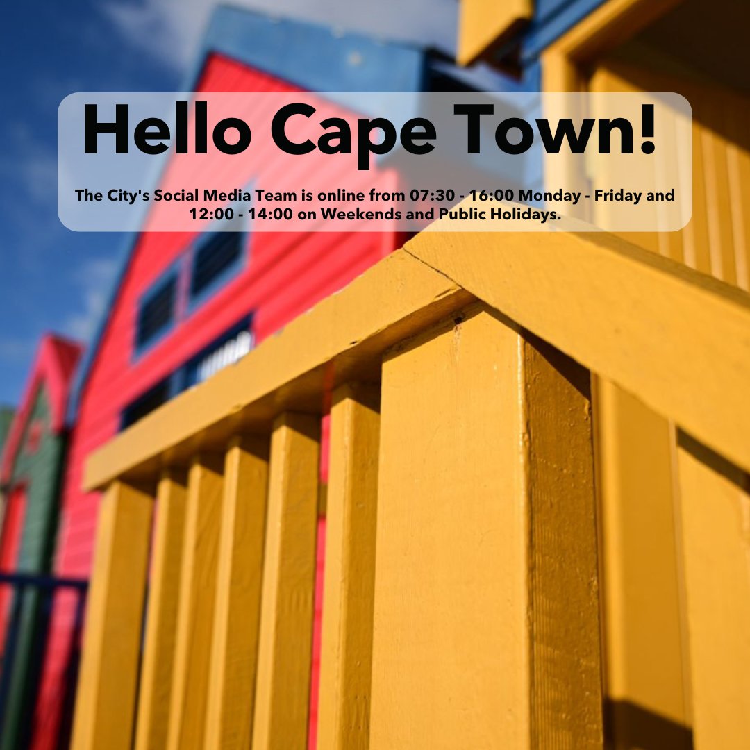 City of Cape Town tweet media