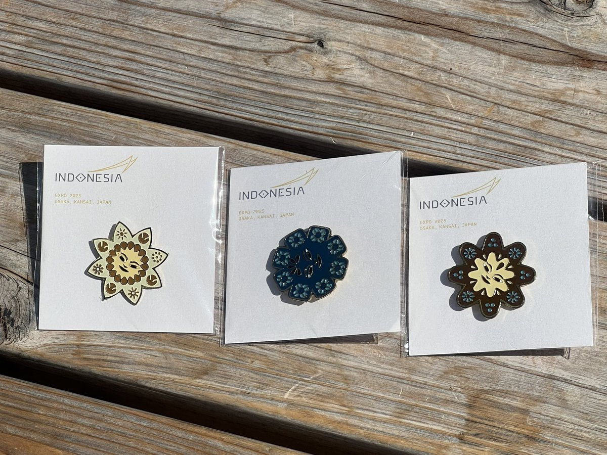 インドネシア館 ピンバッジ3種セット 大阪関西万博 EXPO2025 大阪万博インドネシア館のピンバッジ 3点セット OSAKA EXPO 2025