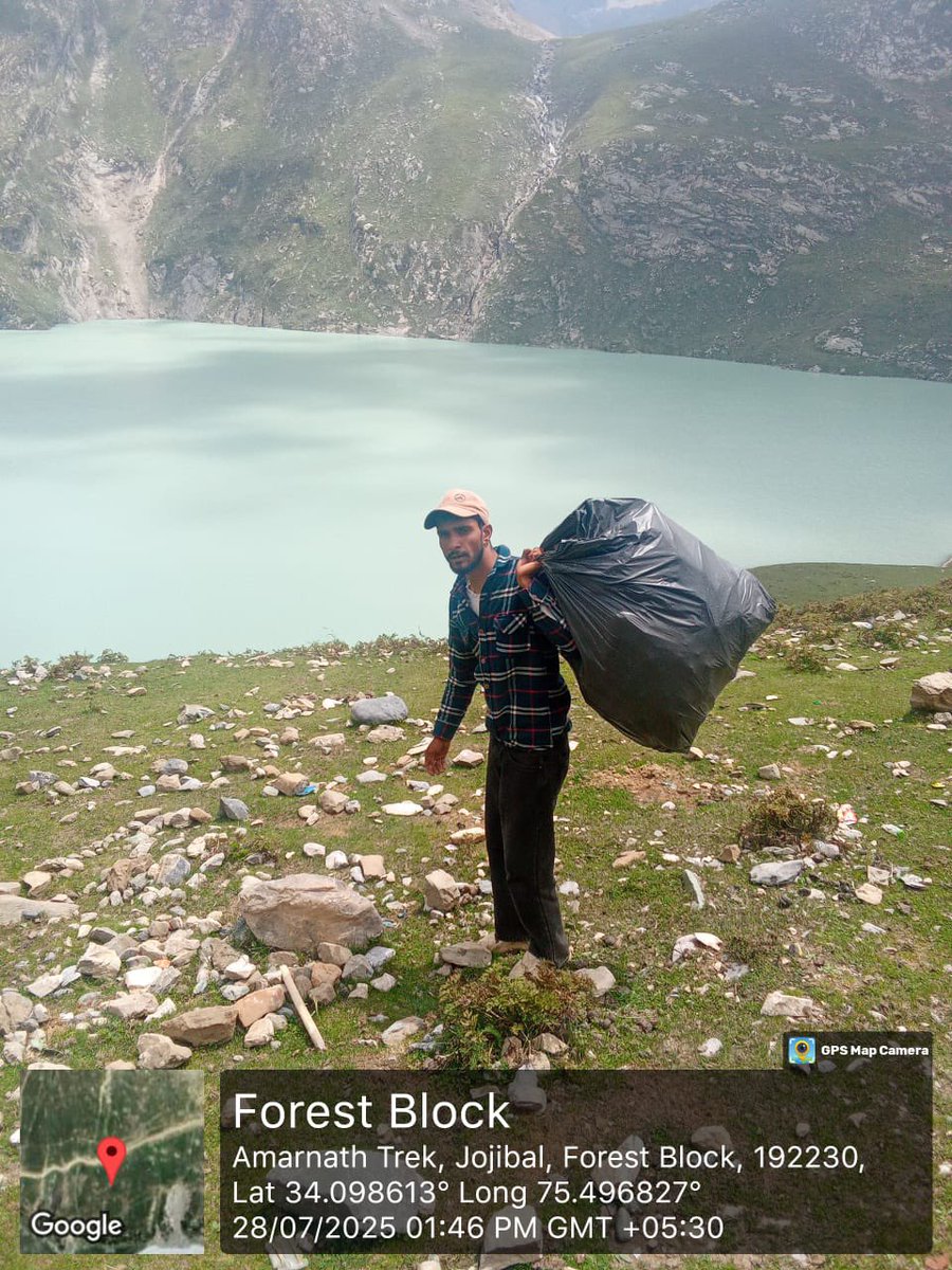 mission_sbm's tweet photo. Sanitation around the #AmarnathYatra tracks is being maintained with dedication, daily waste collection, toilet cleaning, and awareness drives ensure a clean and safe pilgrimage.
@malhotra_anoo @MoJSDDWS
#SwachhYatra #CleanTracks #SanitationHeroes https://t.co/asbxowLPej