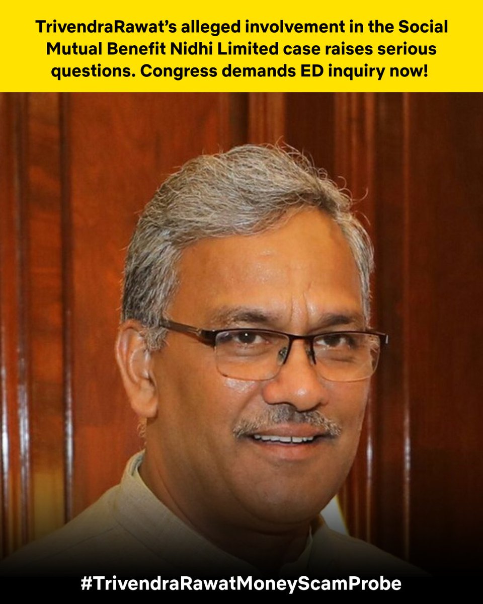 Kamla (@ikamla3) on Twitter photo Chief Minister <a href="/pushkardhami/">Pushkar Singh Dhami</a>, your silence cannot suppress the questions! There should be a #CBI investigation on <a href="/tsrawatbjp/">Trivendra Singh Rawat</a>.
#TrivendraRawatGhotalaKing Chief Minister <a href="/pushkardhami/">Pushkar Singh Dhami</a>, your silence cannot suppress the questions! There should be a #CBI investigation on <a href="/tsrawatbjp/">Trivendra Singh Rawat</a>.
#TrivendraRawatGhotalaKing