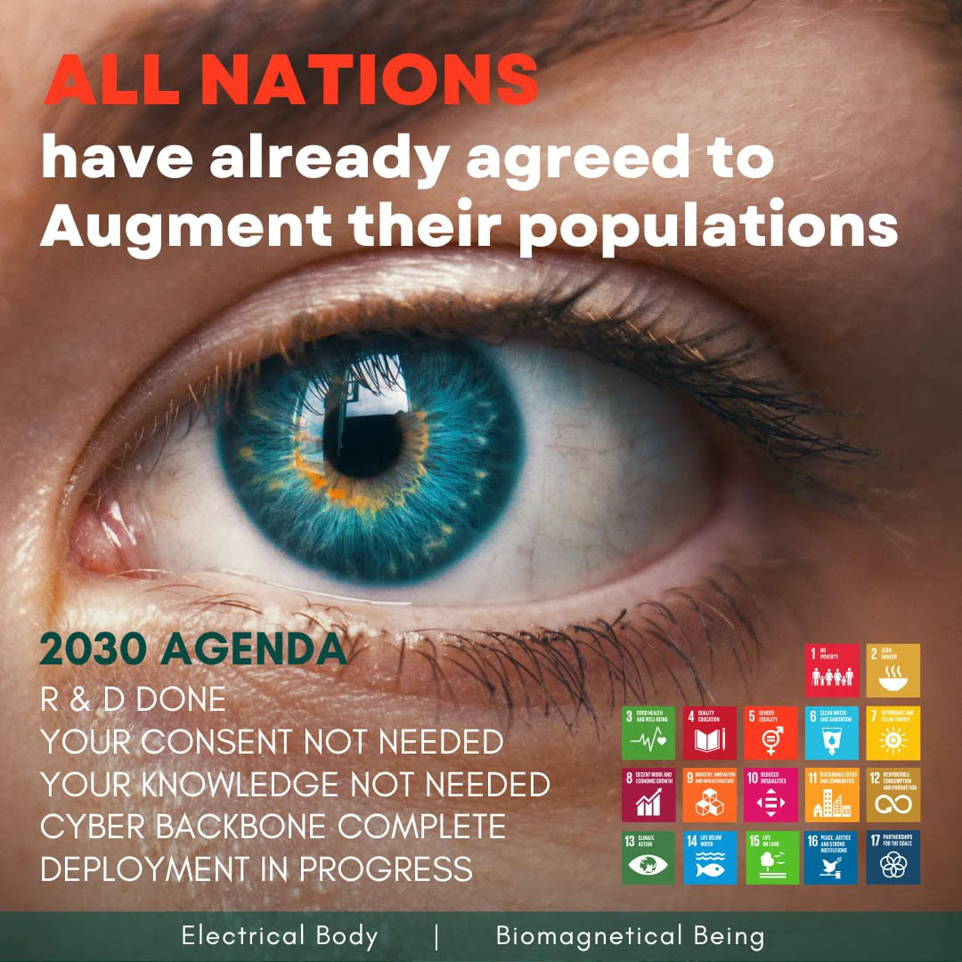 So how do you feel about AI eating away at your brain stem?  Sound nice?  Sound like it's for your health and safety?
Do you trust your "government" at all?  Because if you do, maybe they already augmented you so much that you can't think for yourself.  WAKE UP and help humanity!