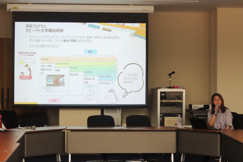 TUFS_PR's tweet image. 【TOPIC】2024年度末~2025年度上半期に事務職員海外研修に参加した職員3名の学内報告会を開催しました。国際会議や交流校訪問を通じて得た学びが共有され、業務の視野を広げる貴重な機会となりました。
tufs.ac.jp/NEWS/trend/250…