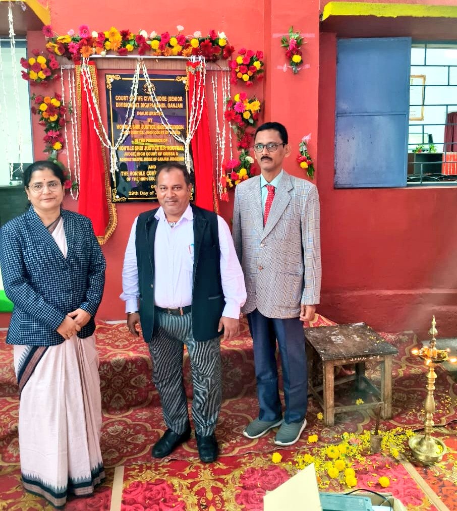 benugopalreddy (@benugopalreddy) on Twitter photo 🌹Honored to attend the Opening Ceremony of Civil Judge, Sr Div Court at Digapahandi! A significant milestone for justice & legal services in our region.🌹 <a href="/MLJ_GoI/">Ministry of Law and Justice</a> <a href="/CMO_Odisha/">CMO Odisha</a> <a href="/PrithivirajBJP/">Prithiviraj Harichandan</a> <a href="/Ganjam_Admin/">Collector & District Magistrate, Ganjam</a> <a href="/PTI_News/">Press Trust of India</a>
<a href="/otvkhabar/">ଓଟିଭି</a> <a href="/IPR_Odisha/">I & PR Department, Odisha</a>
#JusticeSystem #Odisha 🌹Honored to attend the Opening Ceremony of Civil Judge, Sr Div Court at Digapahandi! A significant milestone for justice & legal services in our region.🌹 <a href="/MLJ_GoI/">Ministry of Law and Justice</a> <a href="/CMO_Odisha/">CMO Odisha</a> <a href="/PrithivirajBJP/">Prithiviraj Harichandan</a> <a href="/Ganjam_Admin/">Collector & District Magistrate, Ganjam</a> <a href="/PTI_News/">Press Trust of India</a>
<a href="/otvkhabar/">ଓଟିଭି</a> <a href="/IPR_Odisha/">I & PR Department, Odisha</a>
#JusticeSystem #Odisha